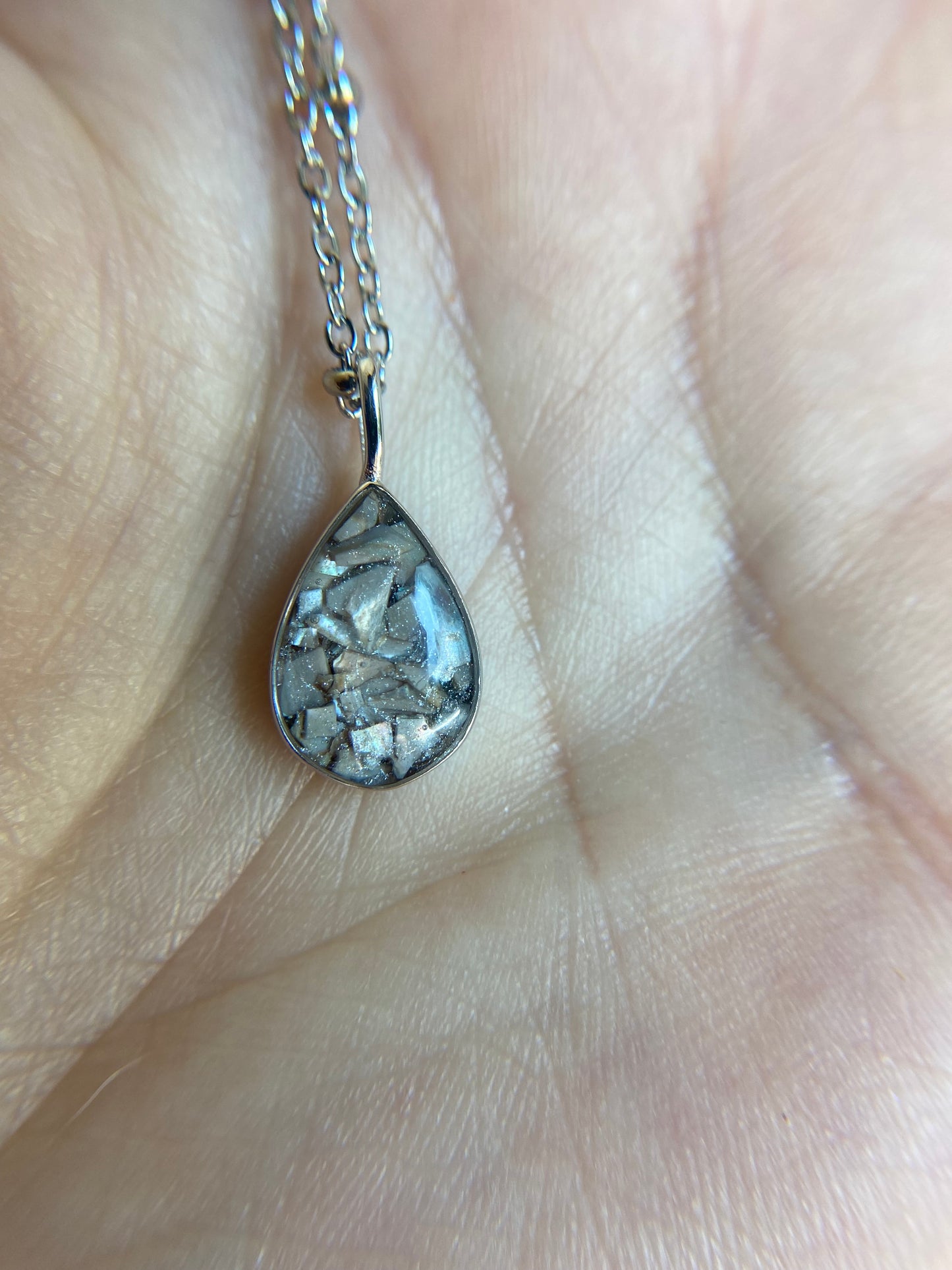 Saya Pear Pendant Necklace