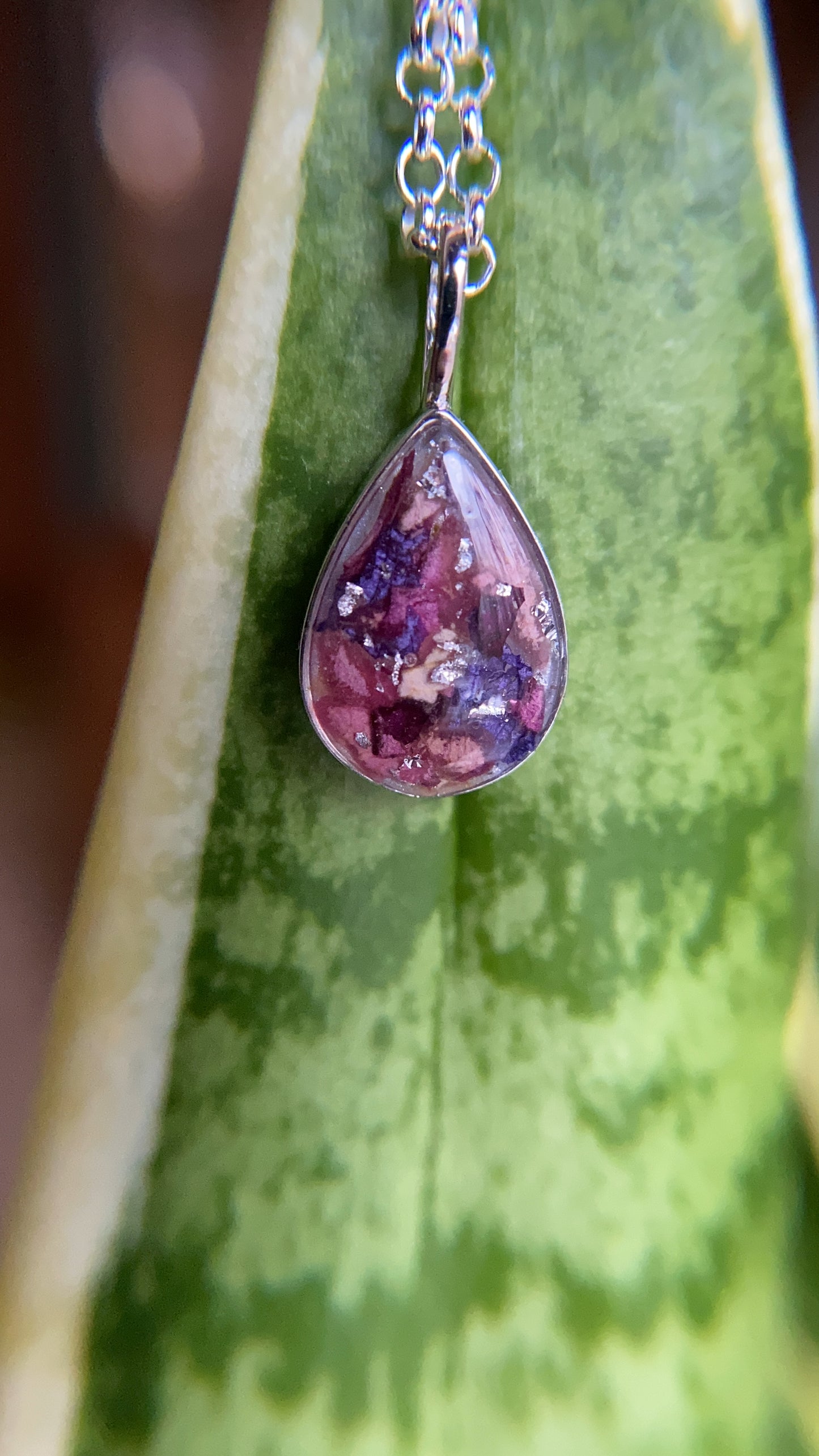 Saya Pear Pendant Necklace