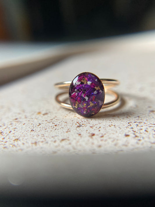 Emery double band ring