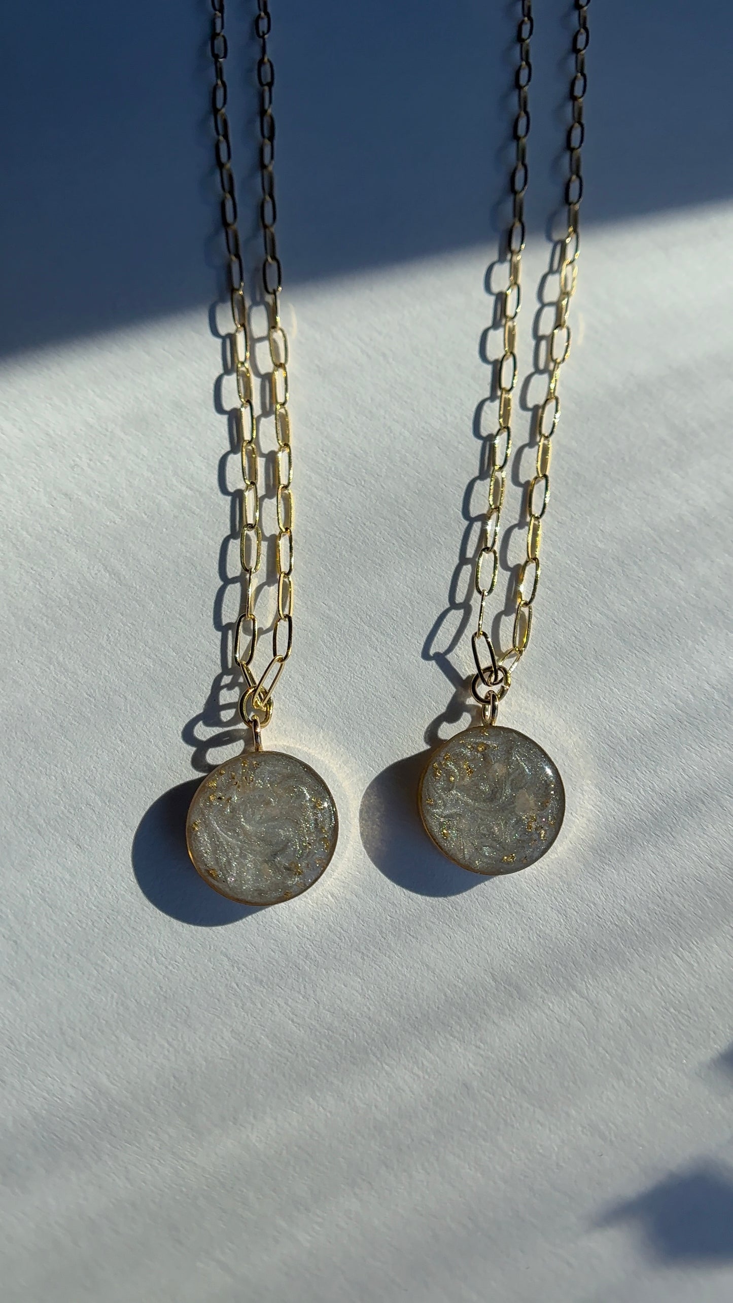 Haley Round Pendant Necklace