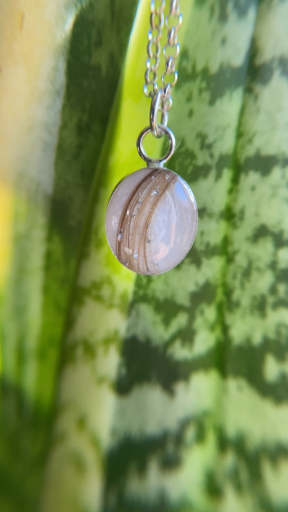 Kaia Oval Pendant Necklace
