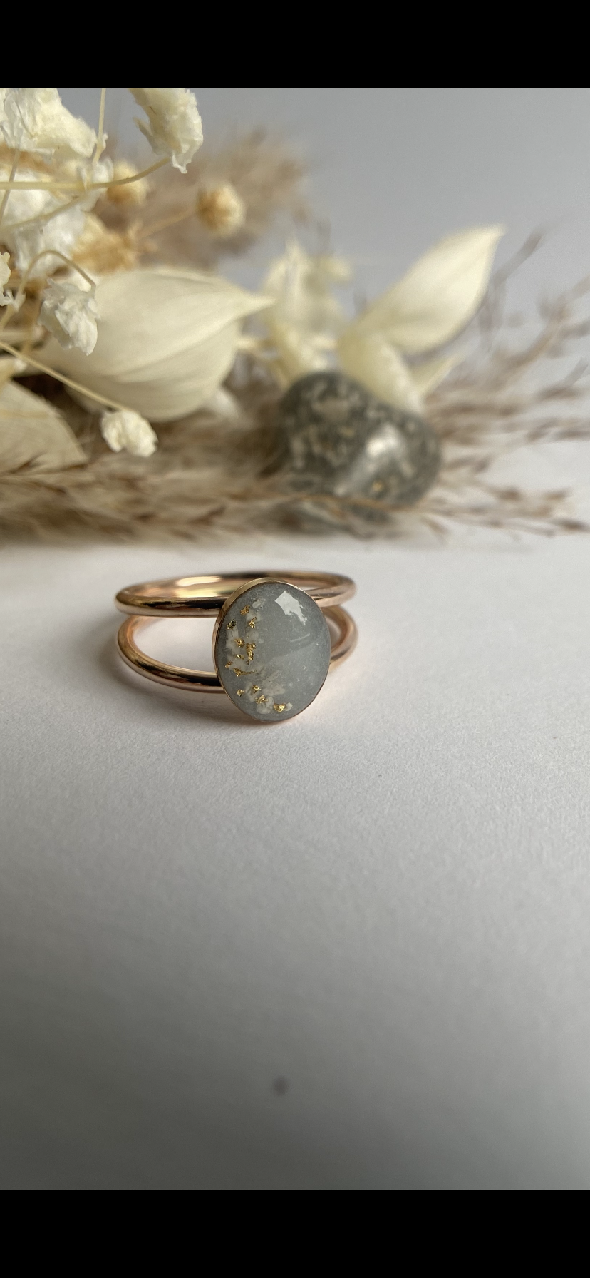 Emery double band ring