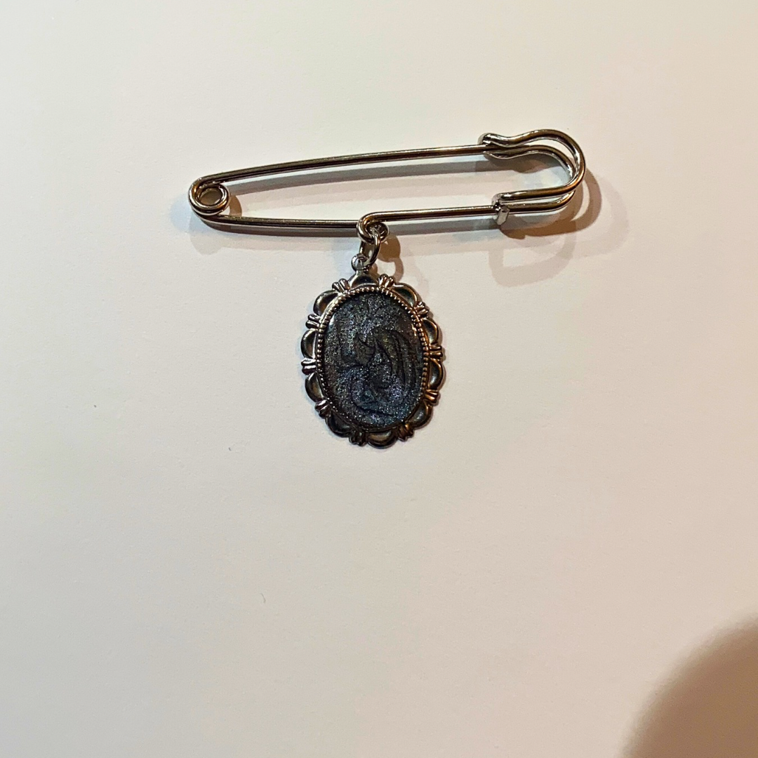 bridal bouquet brooch for ashes