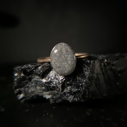 gold filled cremation ash ring