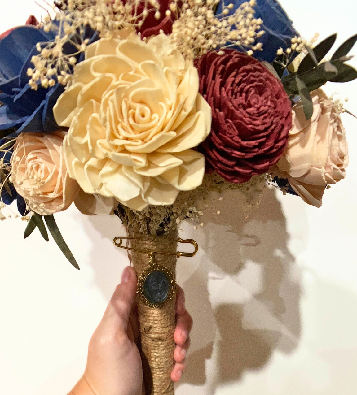 cremation ash brooch for wedding