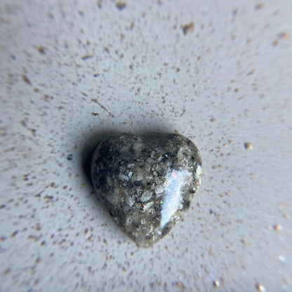 memorial heart shaped worry stone