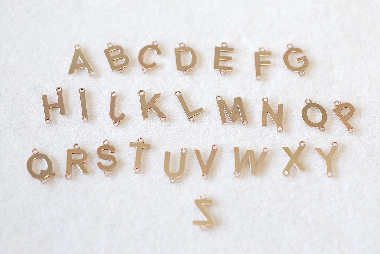 The Signature Letter Necklace (Large Spacing)