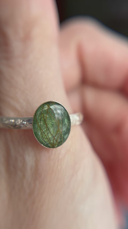 Fiona floral band ring